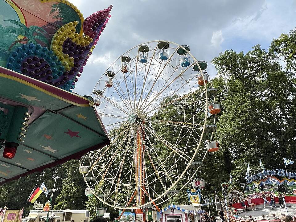 Riesenrad am Annafest Riesenrad am Annafest im Kellerwald.