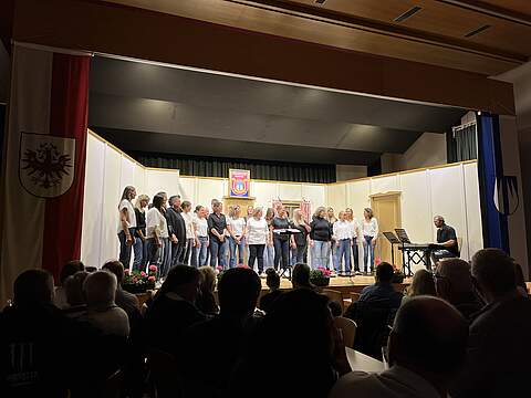 The Voices Chorfahrt Roppen 2025 - Auftritt "The Voices"