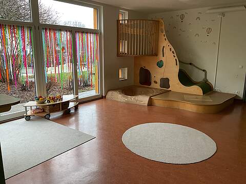 Spielmöglichkeiten im Gruppenraum