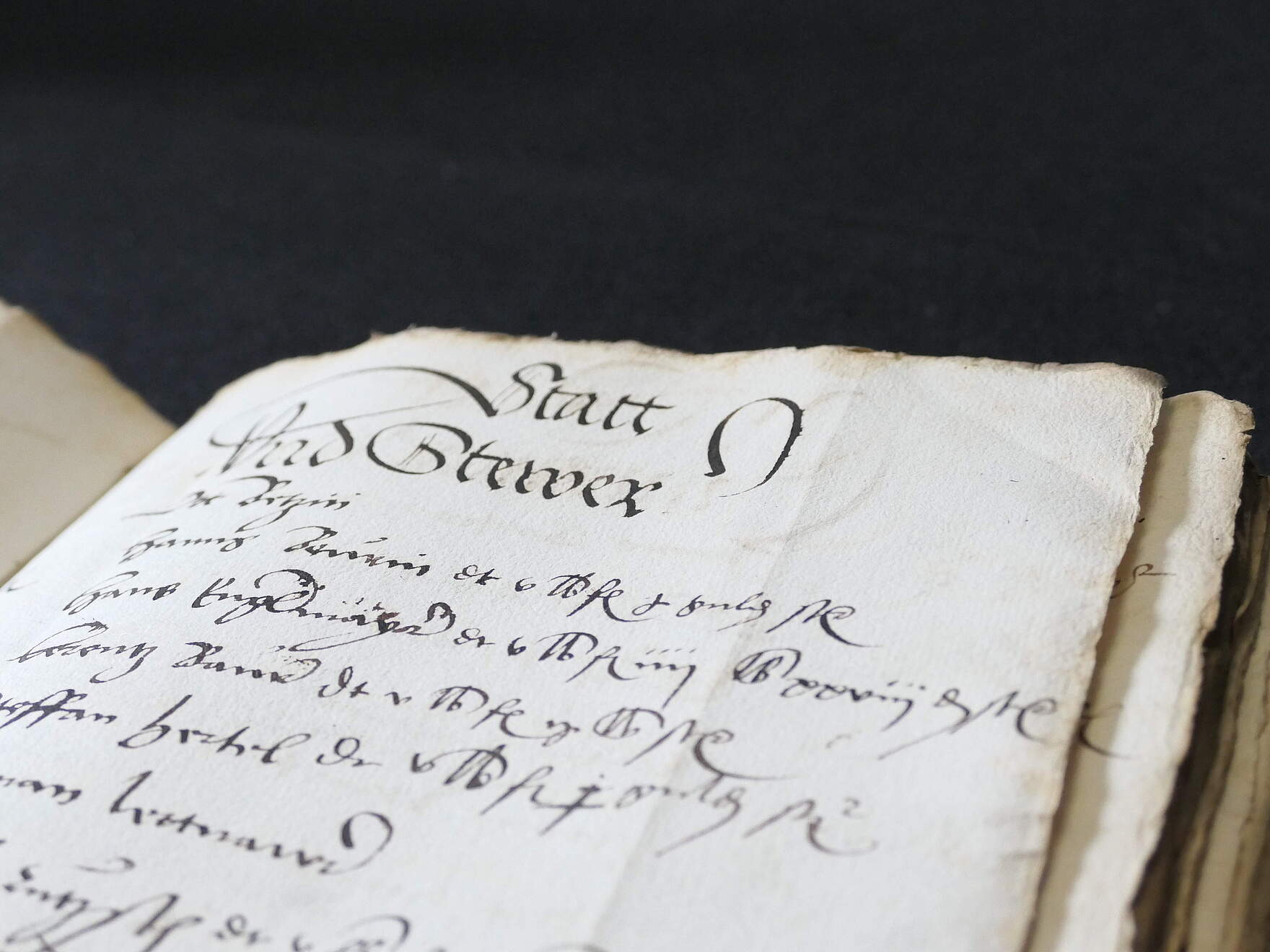 Alte Forchheimer Stadtrechnung aus dem Fundus des Forchheimer Stadtarchivs.