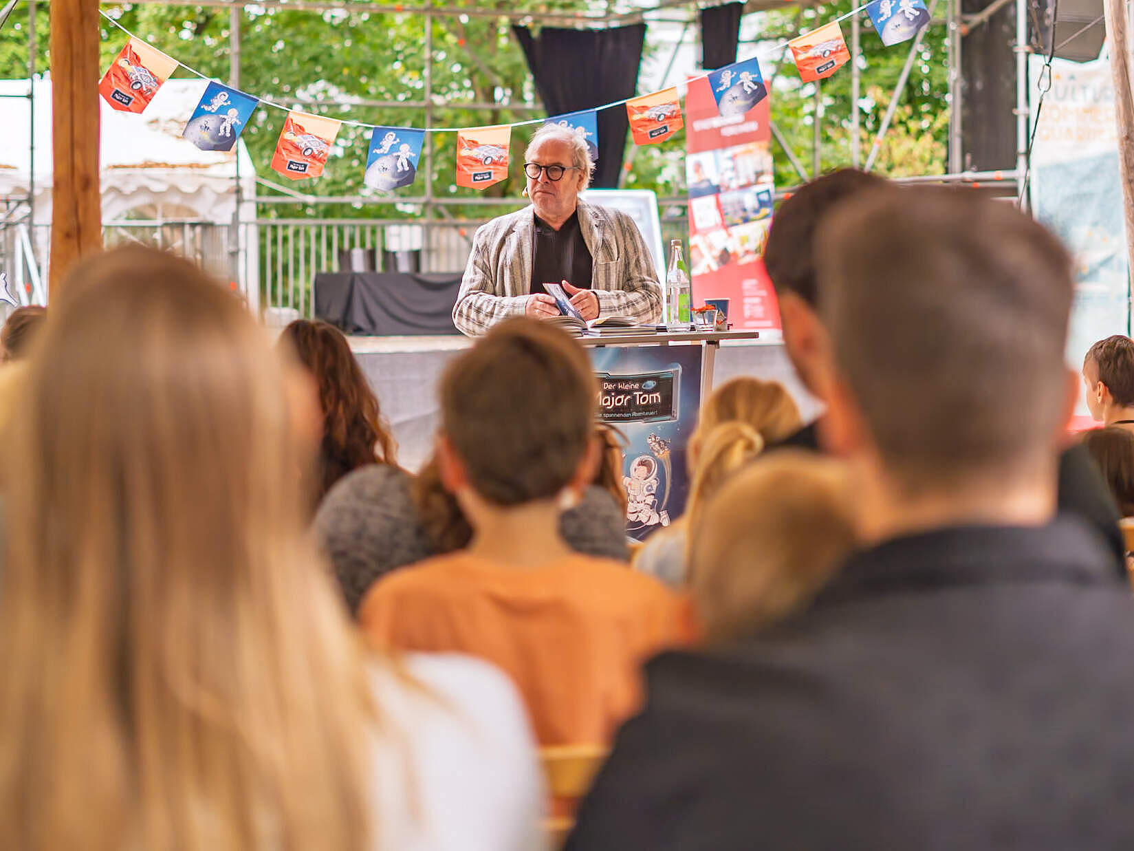 Bernd Flessner beim Büchereifest 2025