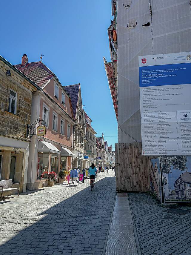 Bilder der Fußgängerzone der Stadt Forchheim