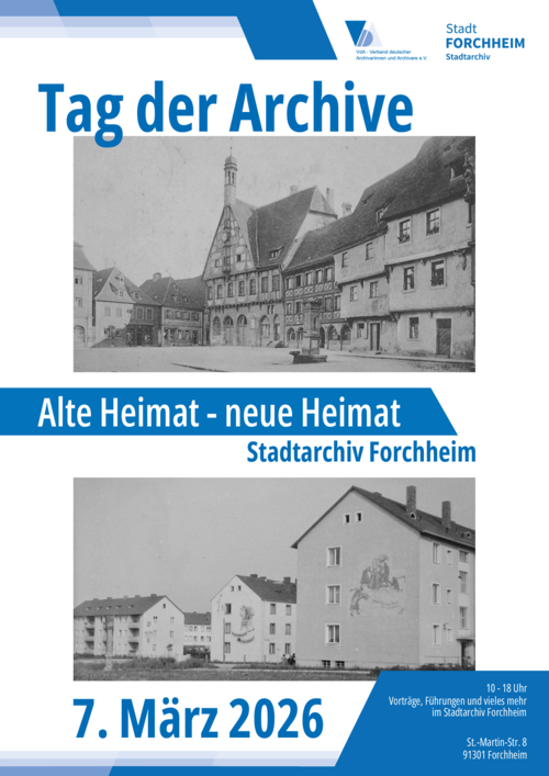Tag der Archive am 7. März 2026 in Forchheim