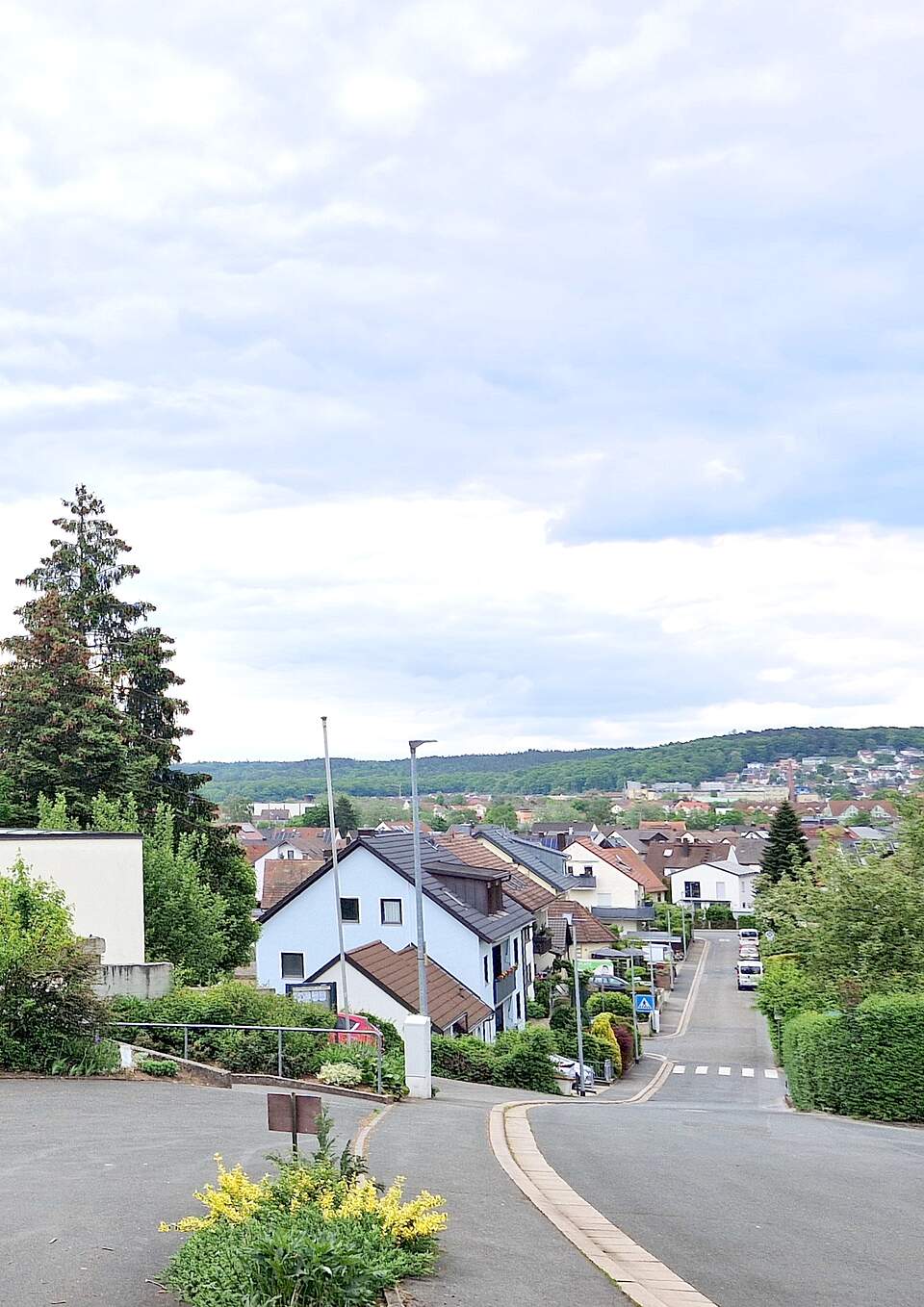 Blick über Forchheim Stadtteil Buckenhofen