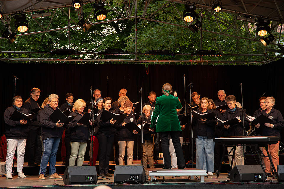 Gesangverein Eintracht Forchheim e.V. beim KulturSommerQuartier 2025