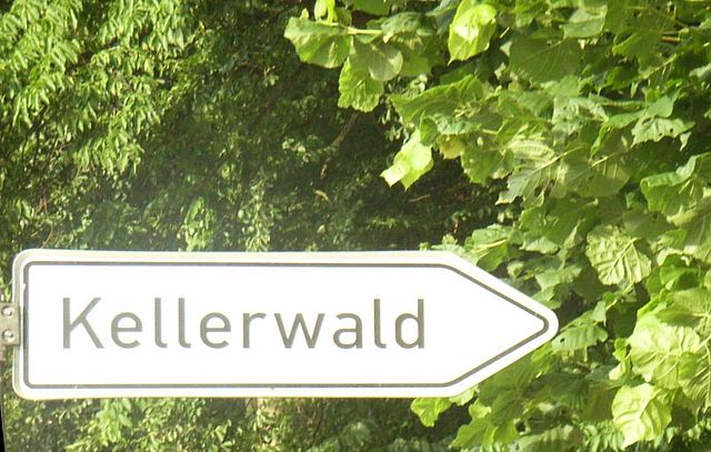 Schild Kellerwald