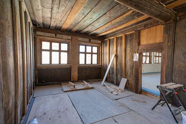 Sanierung der Holzdecken und Wände des Rathauses Forchheim