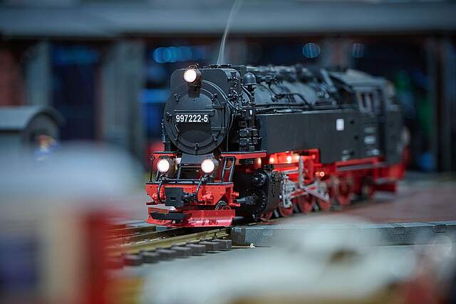 Bild einer Modelleisenbahn