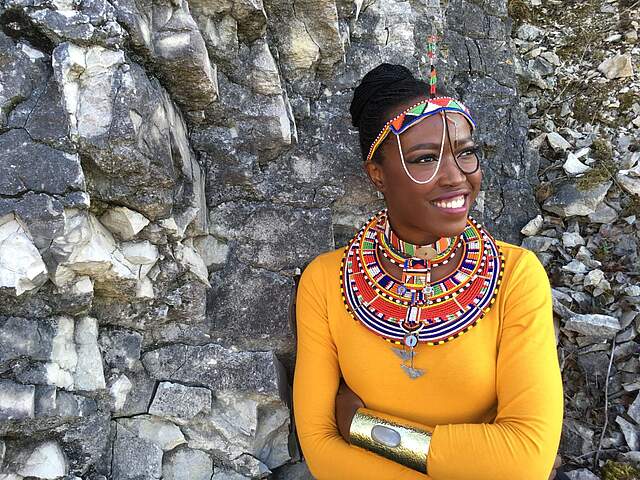 Afrikanische Sängerin