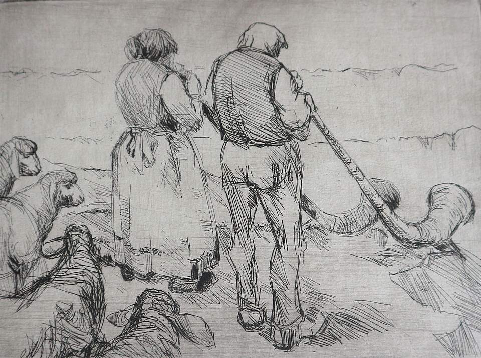 Radierung des Künstlers Hans Dreßel