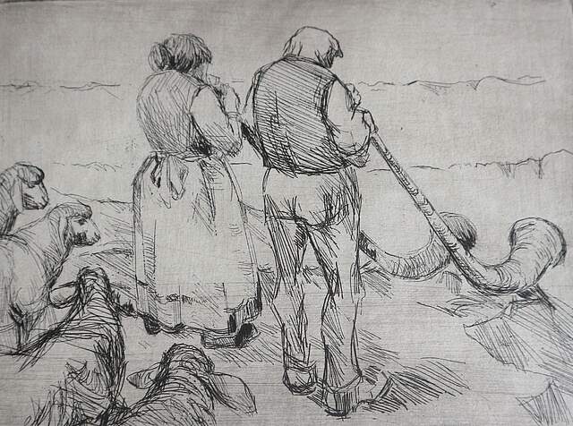 Radierung des Künstlers Hans Dreßel