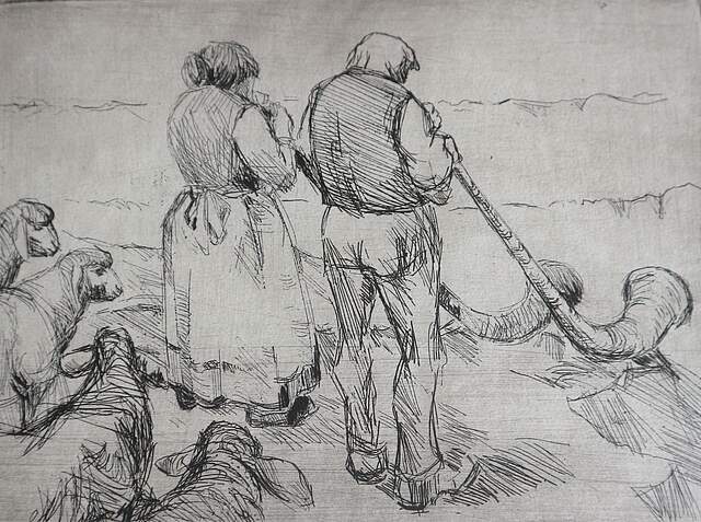 Radierung des Künstlers Hans Dreßel