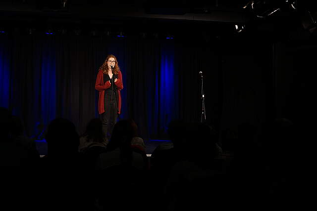 Poetry Slam in Forchheim. Moderation: Maron Fuchs