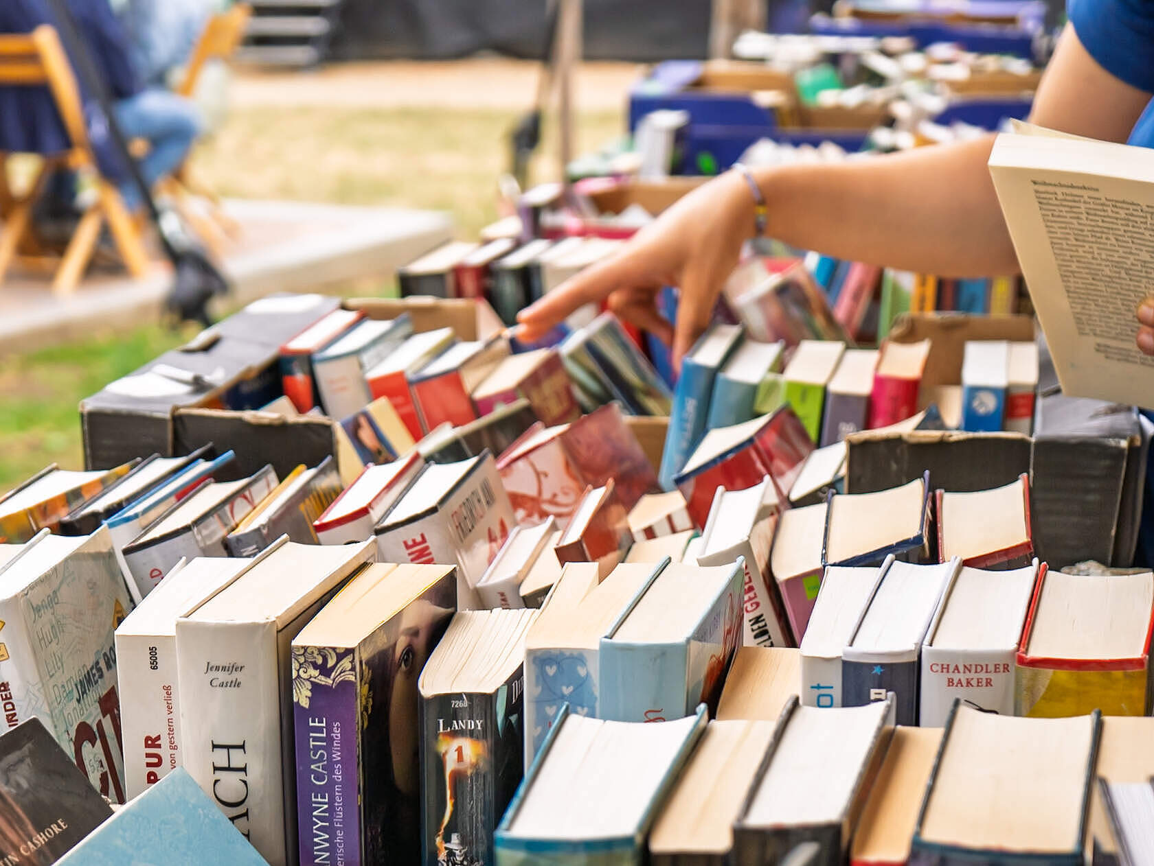 Büchereifest mit Flohmarkt im KulturSommerQuartier 2025