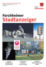Amtsblatt Forchheimer Stadtanzeiger Ausgabe Nr. 18 2026