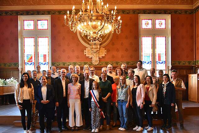 Empfang der Forchheimer Delegation