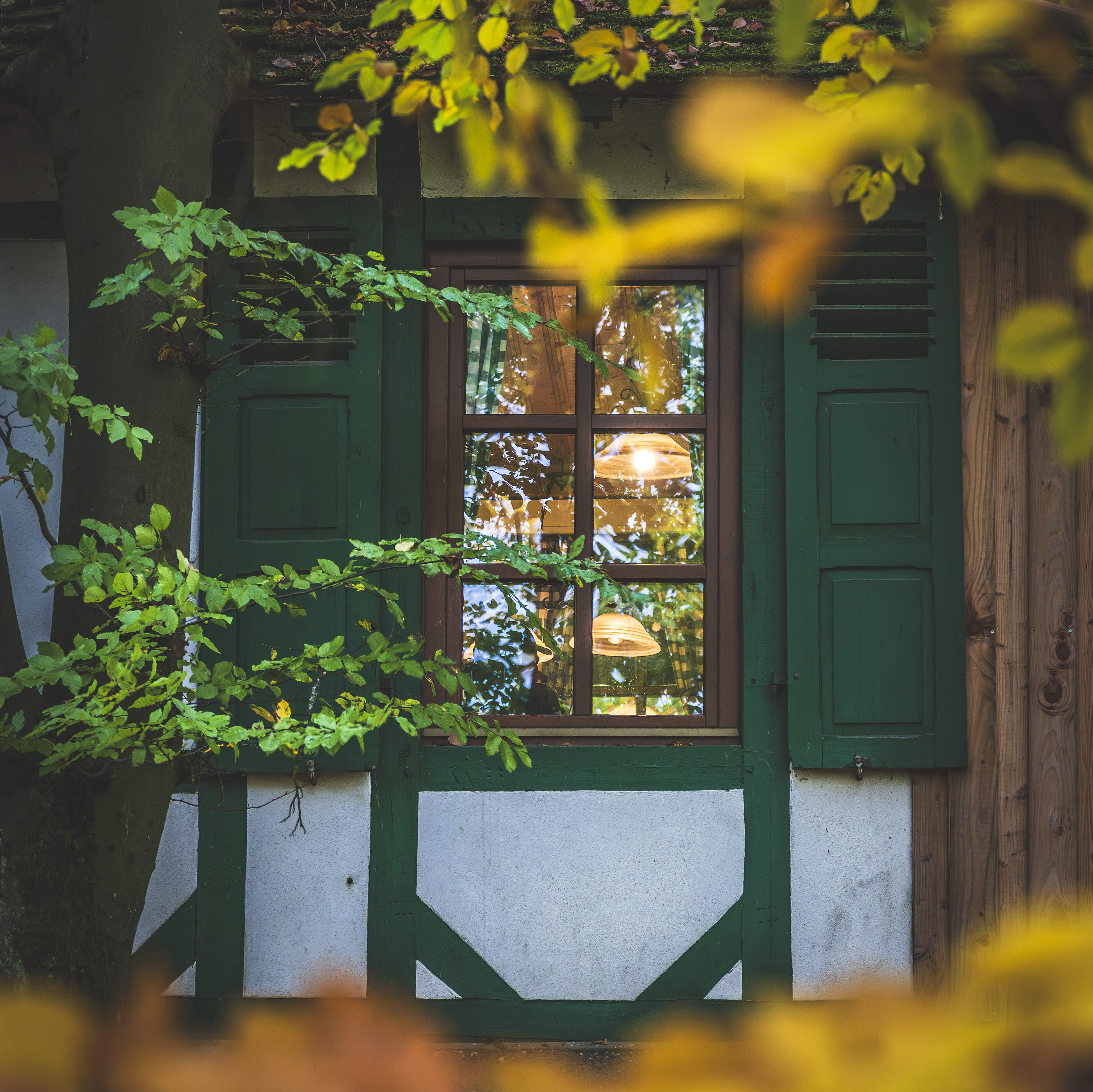 Fachwerk eines Kellers