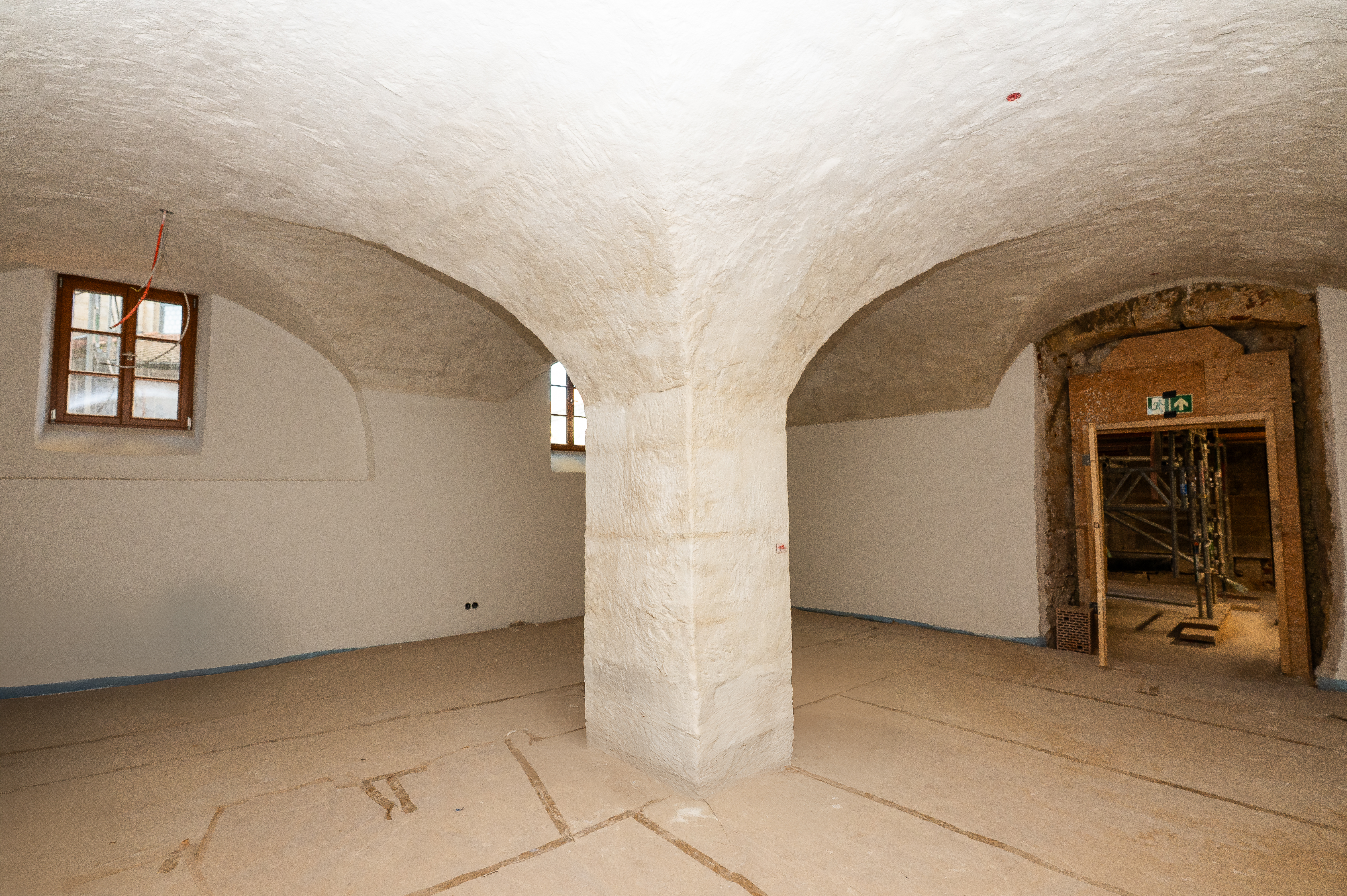 Baufortschritt Räumlichkeiten