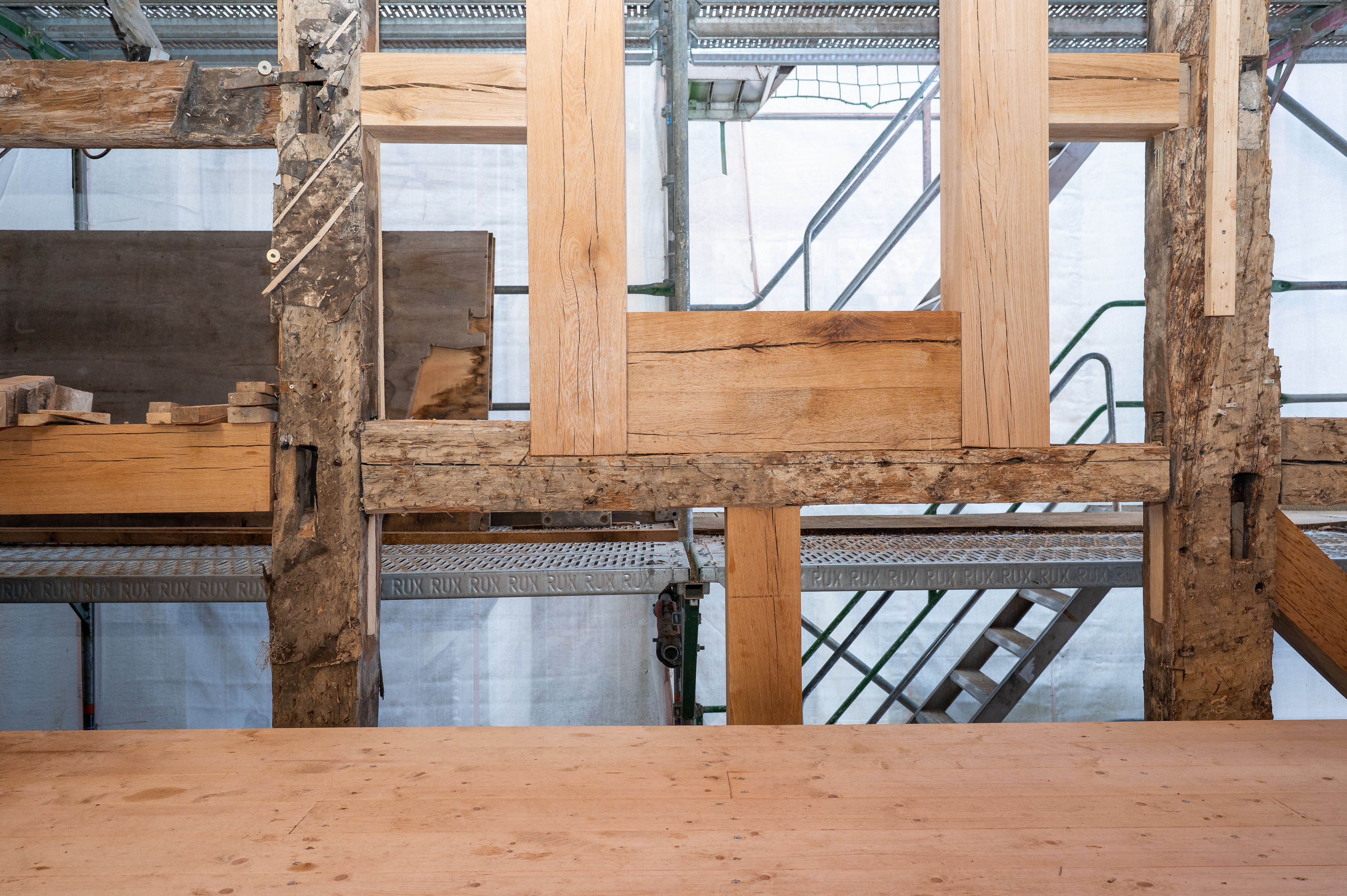 Restauriertes Fachwerk