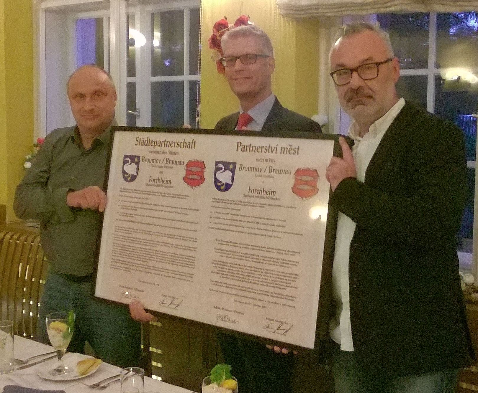 Antrittsbesuch des Oberbürgermeisters Dr. Uwe Kirschstein in der Partnerstadt Braunau 2018