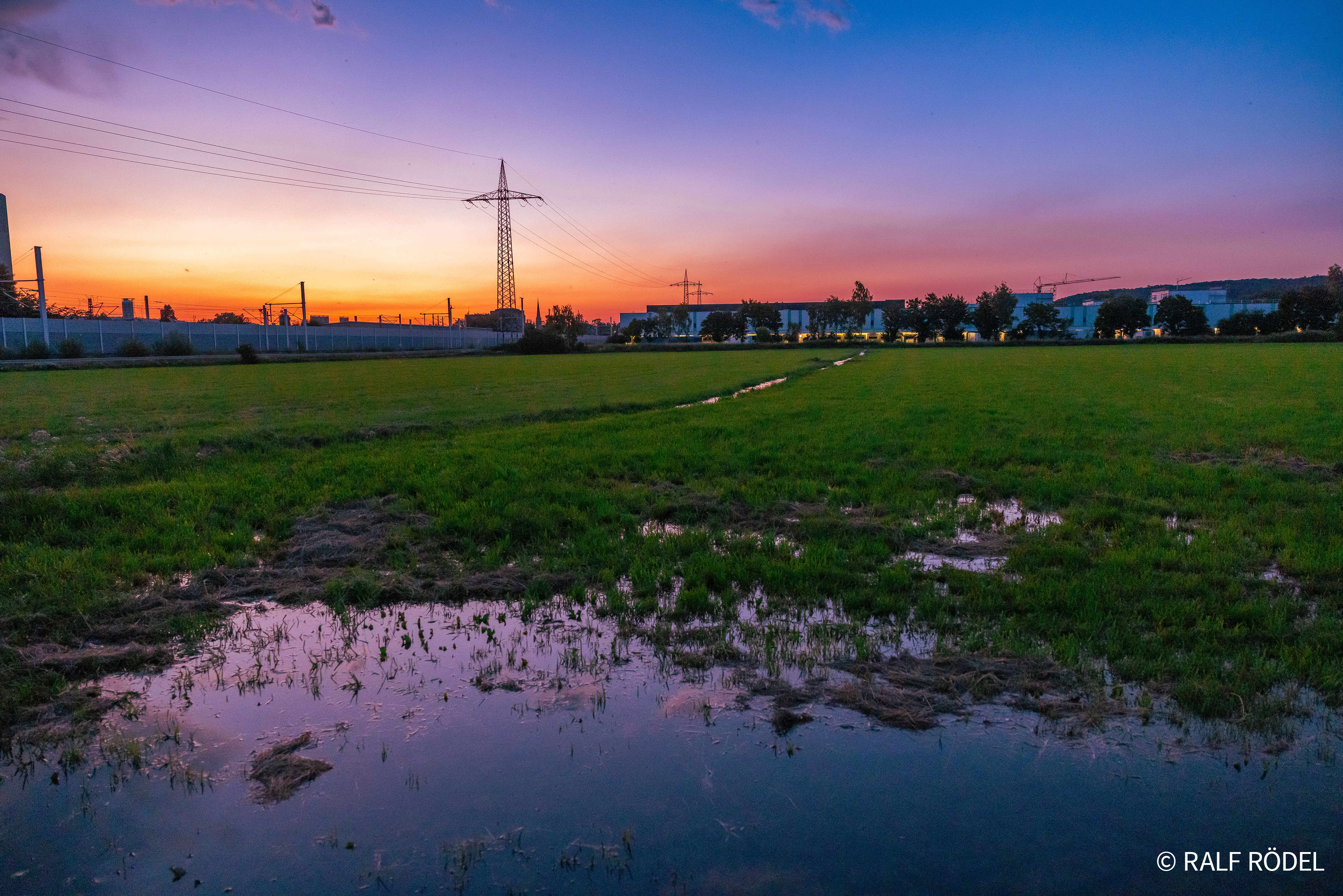 Sonnuntergang Wässerwiesen