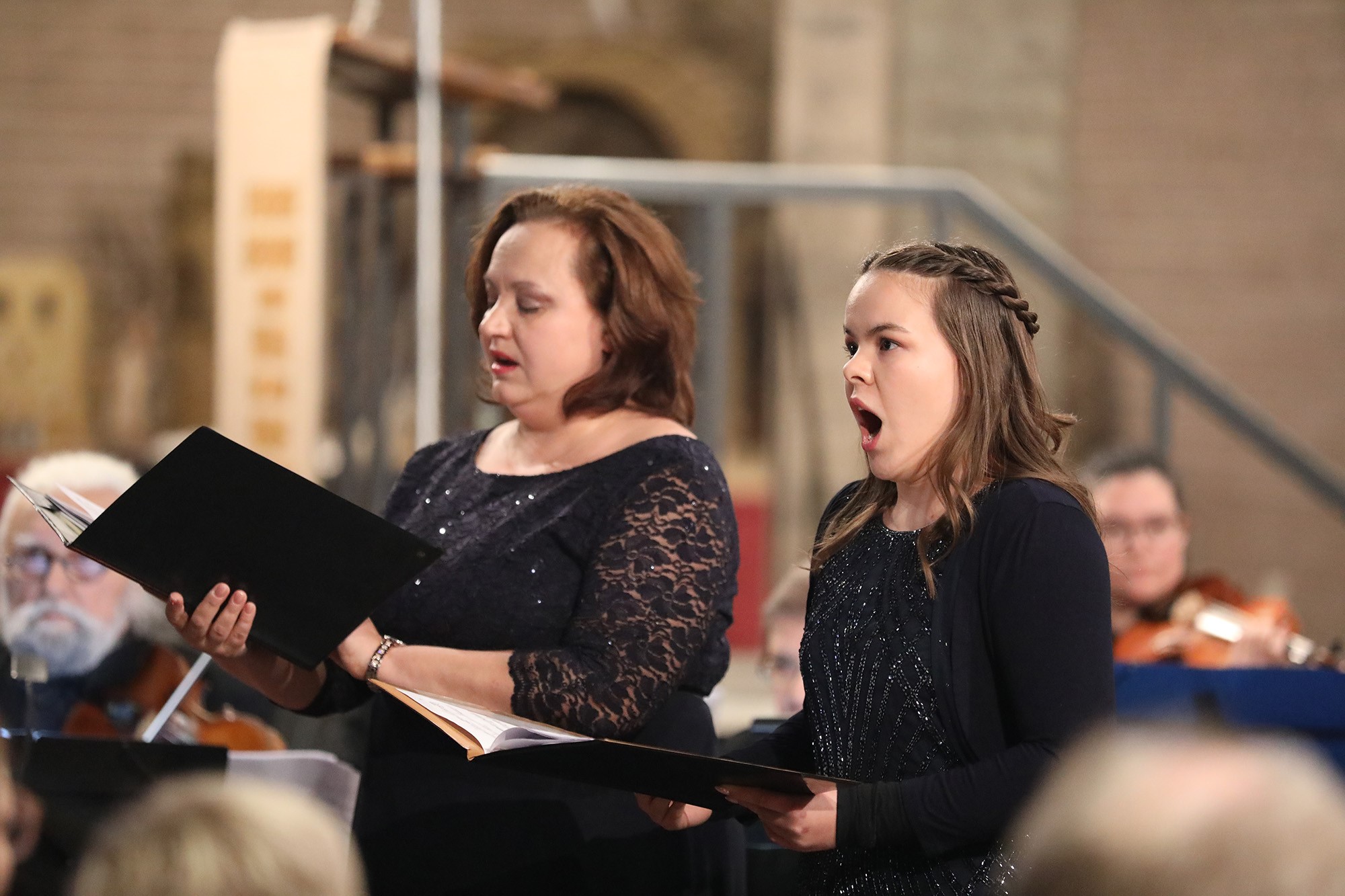 Sängerinnen beim Konzert des Liedervereins Forchheim am 18. Januar 2025