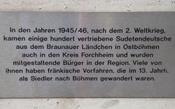 Denkmal der Braunauer Heimatvertriebenen